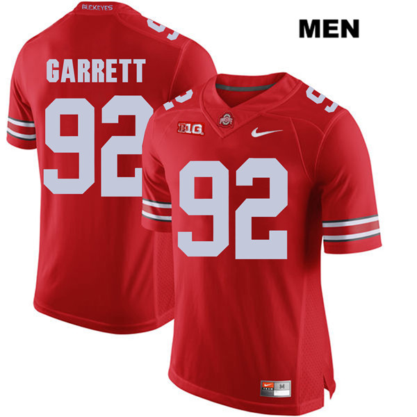 Ohio State Buckeyes Men's Haskell Garrett #92 Red Authentic Nike College NCAA Stitched Football Jersey TS19I16UE